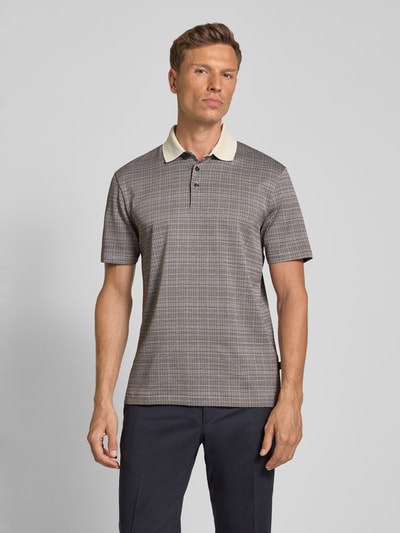 BOSS Regular fit poloshirt van puur katoen, model 'PARRIS' Offwhite - 4