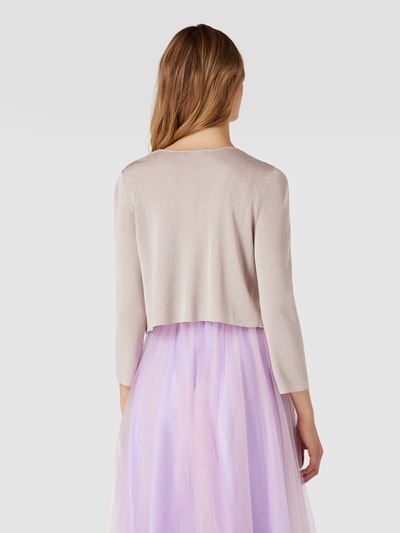 Jake*s Cocktail Gebreide bolero met effectgaren  Metallic roze - 5