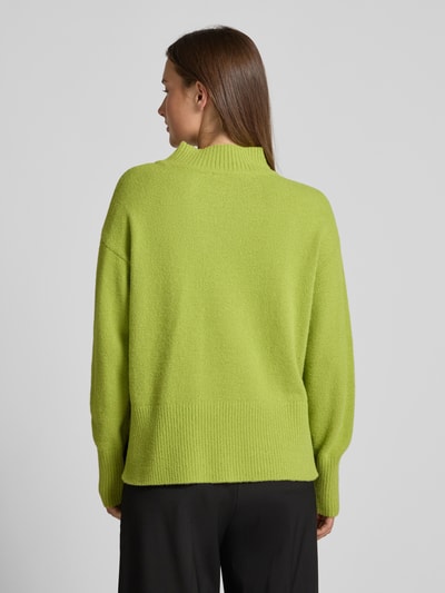 Betty Barclay Gebreide pullover met opstaande kraag Lindegroen - 5