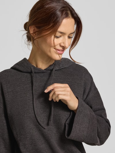 Jake*s Casual Hoodie Schoko Melange 3