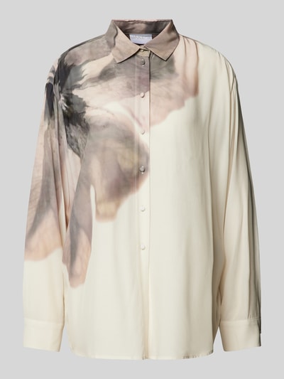 Jake*s Collection Overhemdblouse met knoopsluiting Ecru - 2