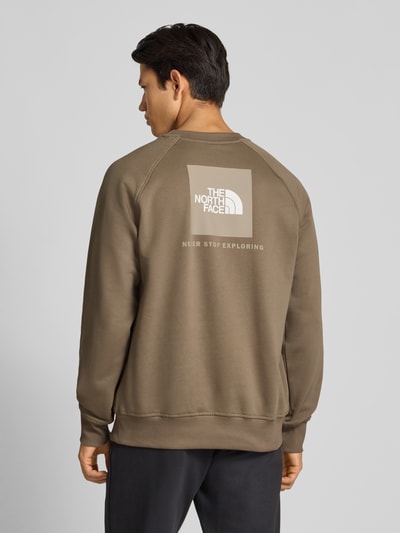 The North Face Sweatshirt mit Label-Print Mittelbraun 4