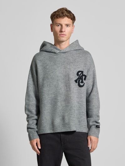 ANOTHER COTTON LAB Hoodie mit Kapuze Hellgrau Melange 4