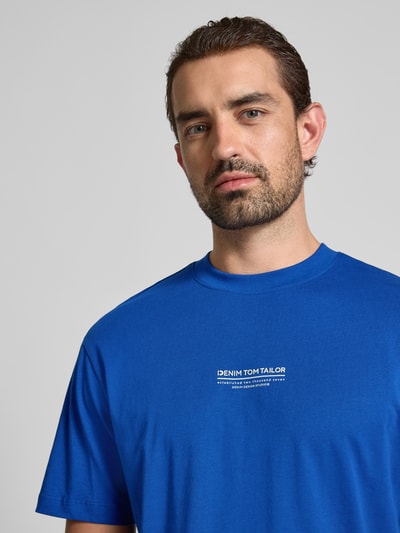 Tom Tailor Denim Relaxed Fit T-Shirt  aus reiner Baumwolle Royal 3