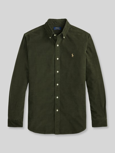 Polo Ralph Lauren Custom Fit Freizeithemd aus reiner Baumwolle Oliv 2