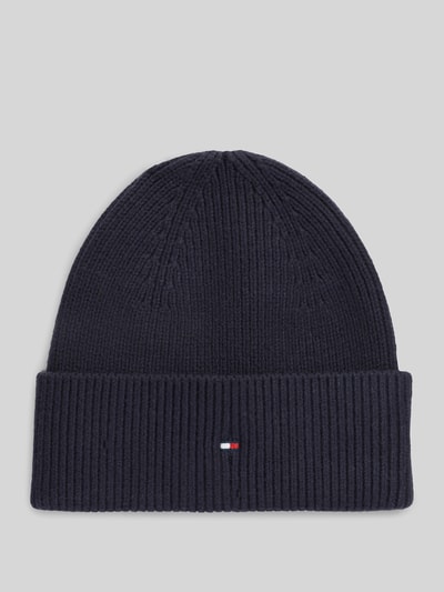 Tommy Hilfiger Mütze aus Baumwoll-Mix mit Woll-Anteil Marine 1
