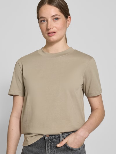 Jake*s Casual T-Shirt mit Rundhalsausschnitt Mud 3