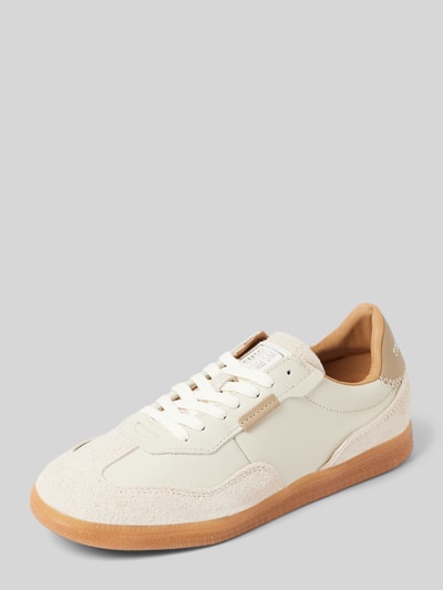 Steve Madden Sneaker aus Leder-Mix Modell 'EMPORIA' Ecru 1