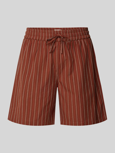 Thinking Mu Shorts mit Streifenmuster Rot 2