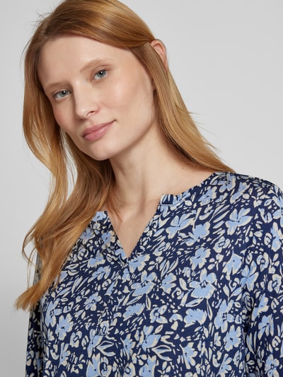 Soyaconcept Shirt met lange mouwen en V-hals, model 'FELICITY' Lichtblauw - 3