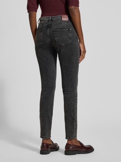 MOS MOSH Skinny fit jeans met ritszakken, model 'Bradford' Donkergrijs - 5