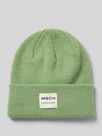 MSCH Copenhagen Czapka beanie z mieszanki wełny model ‘Mojo’ Jasnozielony 1