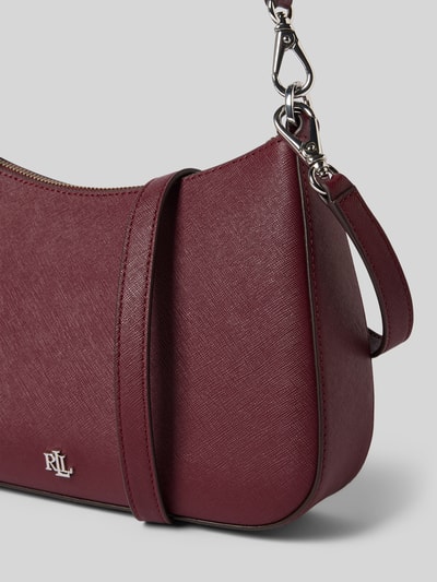 Lauren Ralph Lauren Torebka z aplikacją z logo Bordowy 3