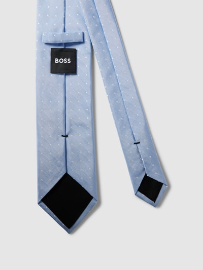 BOSS Stropdas met all-over motief Bleu - 3