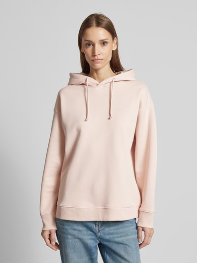 Jake*s Casual Comfort Fit Hoodie mit Statement-Print Rosa 4