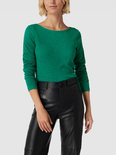 Marc O'Polo Longsleeve mit U-Boot-Ausschnitt Gruen 4