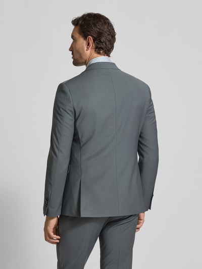 Cinque Slim fit 2-knoops colbert met klepzakken, model 'Monopoli' Rietgroen - 5