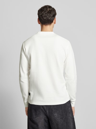 Replay Sweatshirt mit Strukturmuster Weiss 5