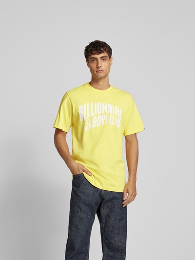 Billionaire Boys Club T-Shirt mit Label-Print Gelb 4