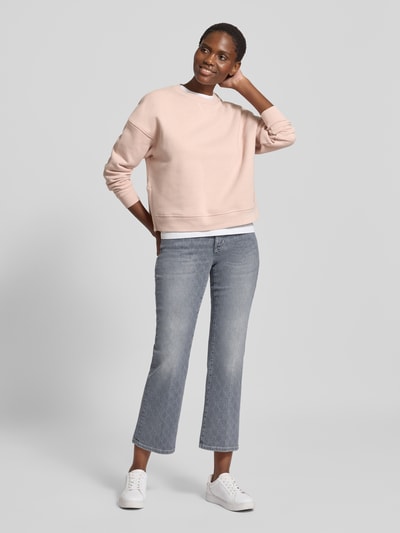 Cambio Flared jeans in verkorte pasvorm, model 'PARIS' Lichtgrijs gemêleerd - 1