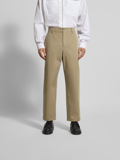 MAISON KITSUNÉ Stoffhose mit Gesäßtaschen Beige 4