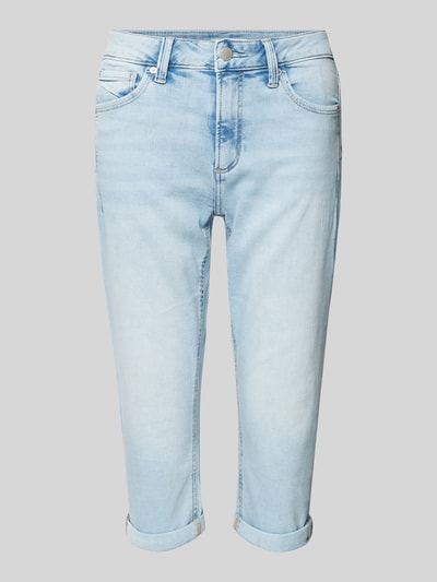 QS Slim fit capri-jeans in 5-pocketmodel Lichtblauw - 1