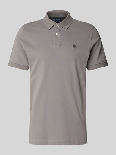 MCNEAL Regular Fit Poloshirt mit Knopfleiste und Label-Stitching Graphit 2