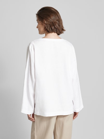 (The Mercer) N.Y. Bluse mit V-Ausschnitt Offwhite 5