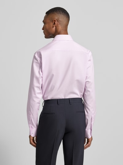 ETERNA Comfort Fit Business-Hemd aus Baumwolle mit Kentkragen Flieder 5