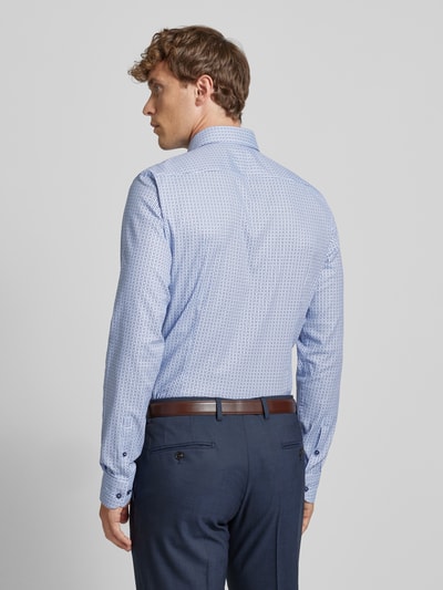 BOSS Slim fit zakelijk overhemd met kentkraag, model 'Hank' Bleu - 5