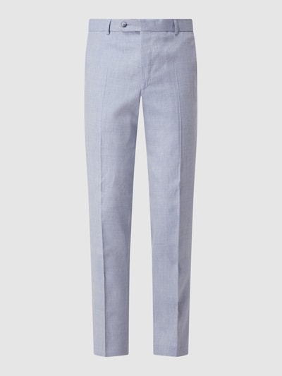 Wilvorst Pantalon met linnen  Bleu - 2