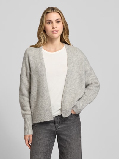 BOSS Orange Regular Fit Cardigan aus Woll-Mix mit Alpaka-Anteil Modell 'C_FALESCANAS' Hellgrau Melange 4