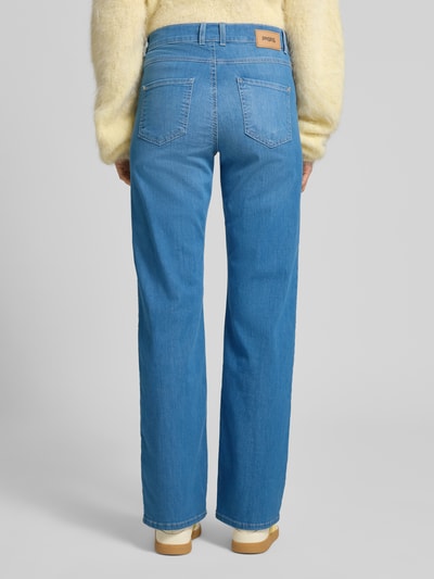 ANGELS Straight Fit Jeans im 5-Pocket-Design Modell 'Lara' Hellblau 5