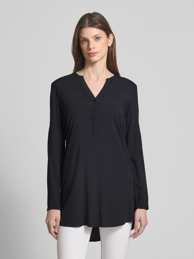 Christian Berg Woman Regular fit blouse met tuniekkraag Zwart - 4