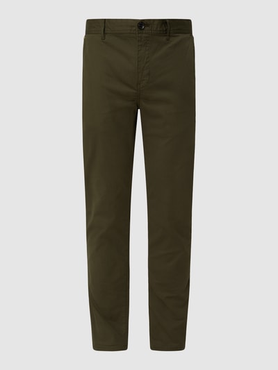 Scotch & Soda Slim Fit Chino mit Stretch-Anteil Modell 'Mott' Oliv 2