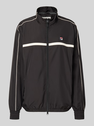 FILA Oversized trainingsjack met labelstitching, model 'San SIRO' Zwart - 2
