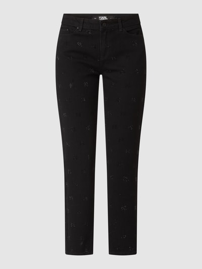 Karl Lagerfeld Straight Fit Jeans mit Stretch-Anteil Black 2