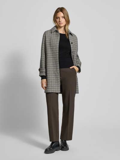 Christian Berg Woman Sweter z dzianiny z prążkowanymi wykończeniami Czarny 1