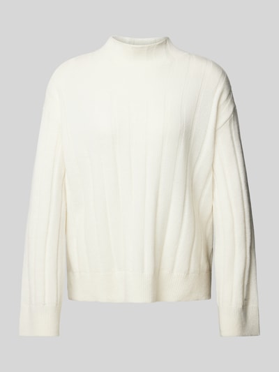 Gant Strickpullover mit Stehkragen Offwhite 2