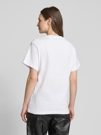 MAX&Co. T-Shirt mit Label-Print Weiss 5