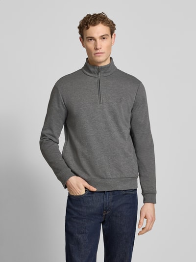 Polo Ralph Lauren Regular Fit Troyer aus Baumwoll-Mix Mittelbraun Mel 4