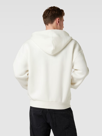 REVIEW Bluza rozpinana z detalami z logo Biały 5
