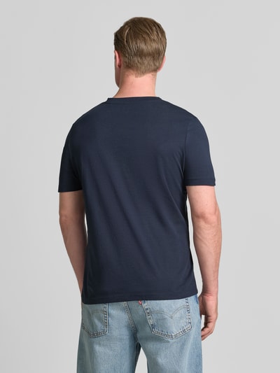 s.Oliver RED LABEL regular fit T-shirt van puur katoen Marineblauw - 5