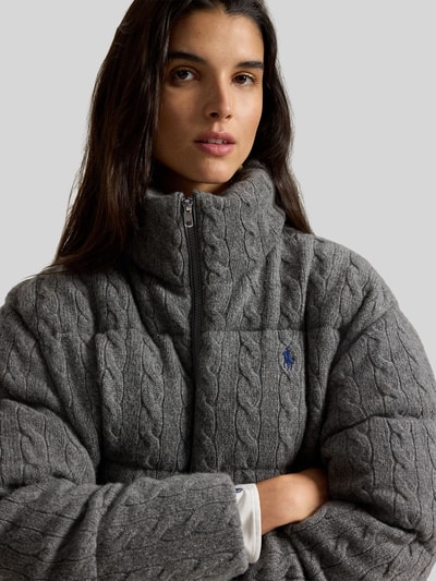 Polo Ralph Lauren Regular Fit Steppjacke aus Woll-Kaschmir-Mix Mittelgrau Melange 3