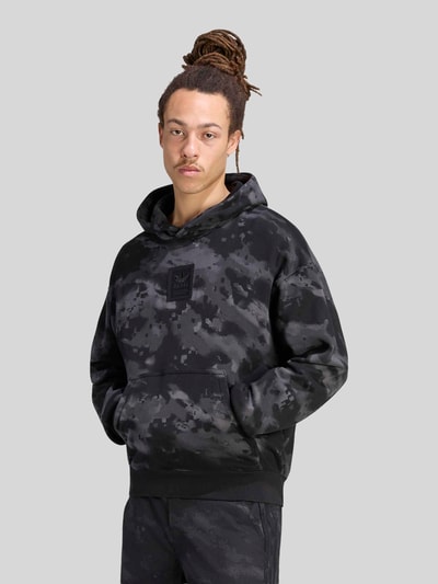 adidas Originals Bluza rozpinana o kroju relaxed fit z czystej bawełny Czarny 3