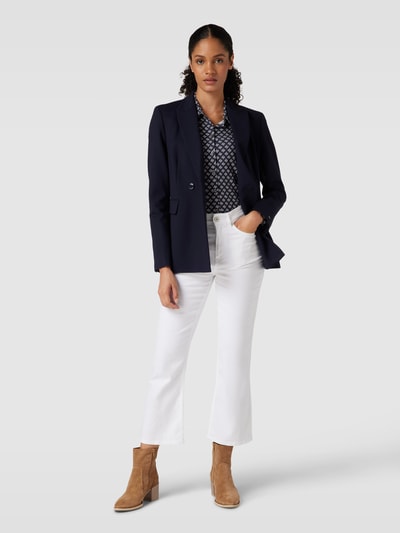 Marc O'Polo Bluse mit Allover-Muster Marine 1