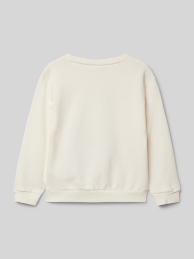 Name It Sweatshirt mit Rundhalsausschnitt Modell 'TINSEL' Offwhite 3