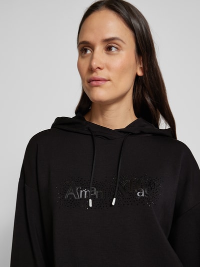 ARMANI EXCHANGE Cropped Hoodie mit Kapuze Black 3