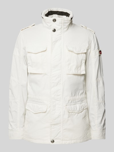 Wellensteyn Funktionsjacke in unifarbenem Design Modell 'COLONEL' Weiss 2