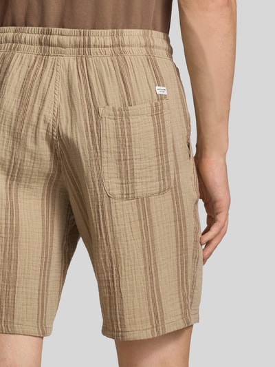 Jack & Jones Regular Fit Shorts mit elastischem Bund Modell 'JAIDEN' Beige 3